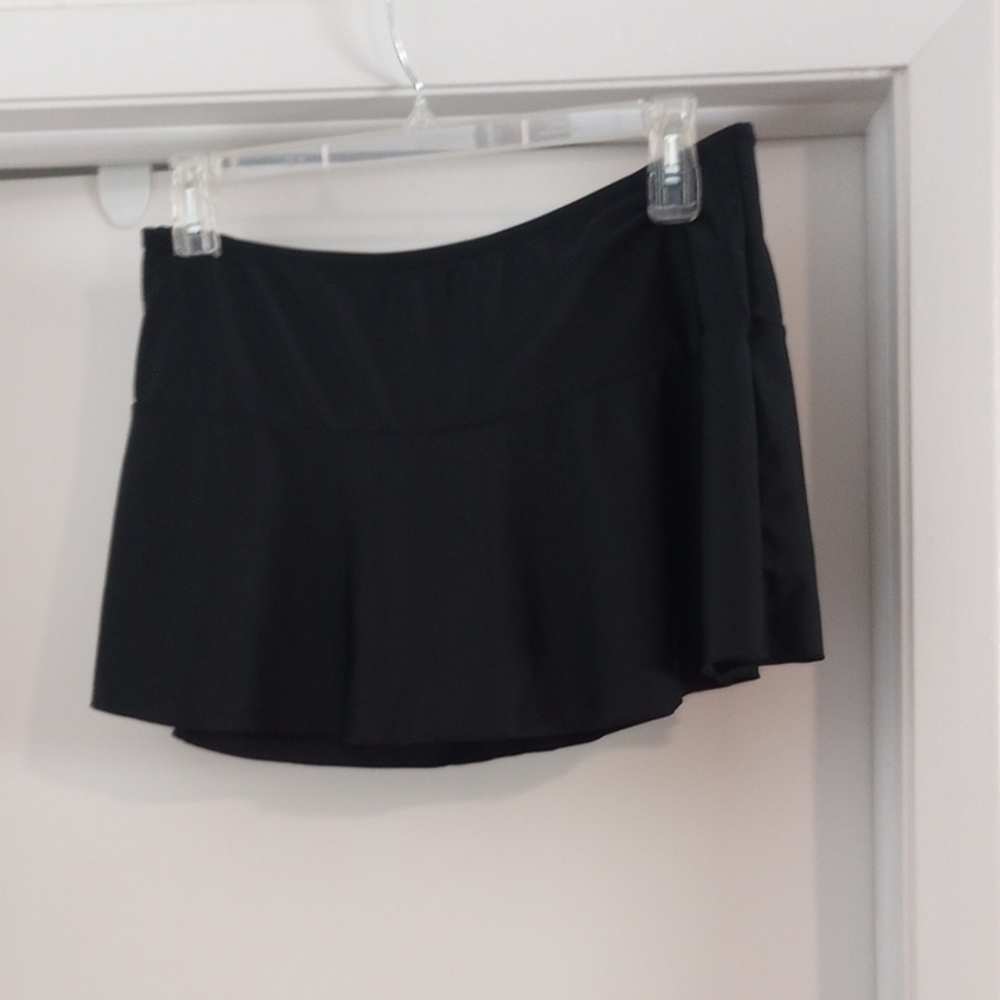 Black Skirted Shorts